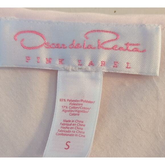 Oscar De La Renta Pink Label Maxi Light Pink Nightgown, V Neck, Sm, Fairy, NWT - Picture 7 of 7
